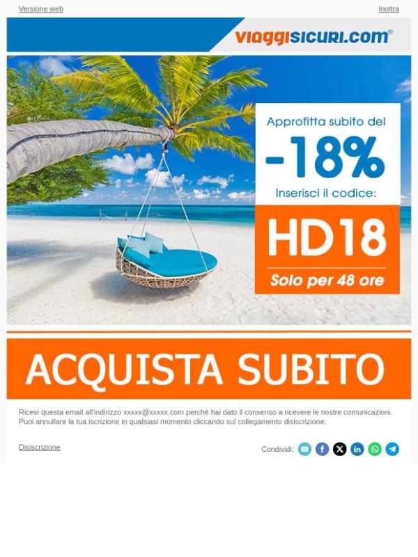 - 18% su tutte le nostre polizze!