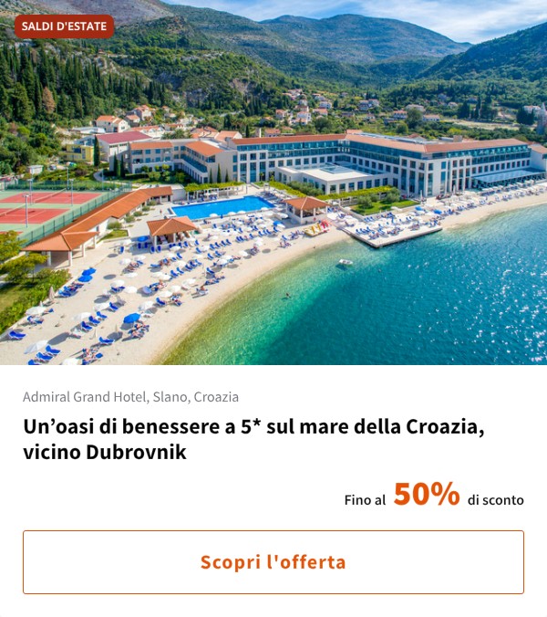 Un%27oasi di benessere a 5* sul mare della Croazia, vicino Dubrovnik