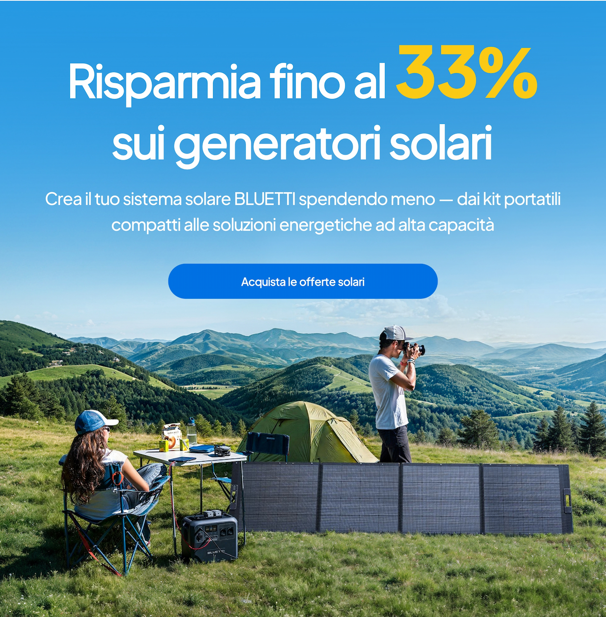 BLUETTI solar generator sale