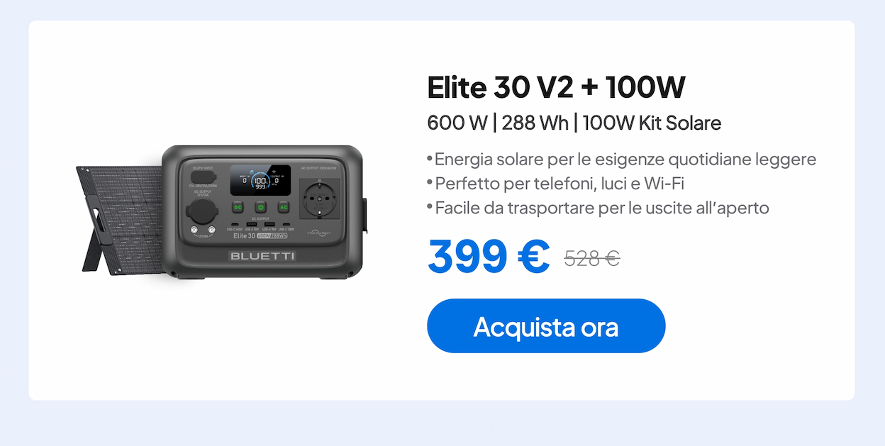 BLUETTI Elite 30 V2+100W