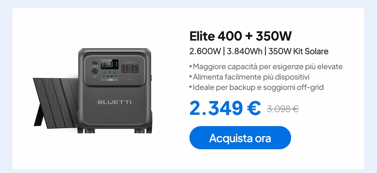 BLUETTI Elite 400+350W