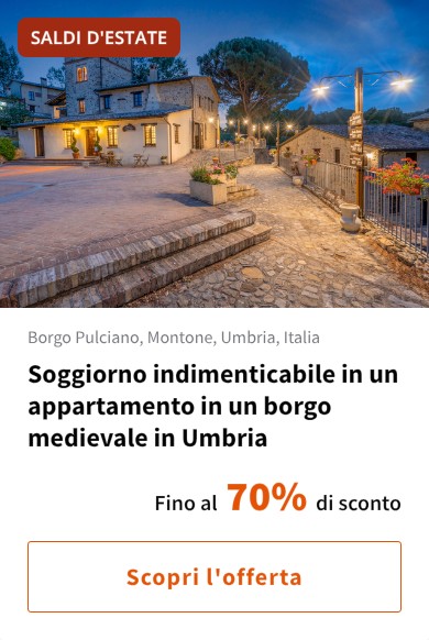 Soggiorno indimenticabile in un appartamento in un borgo medievale in Umbria