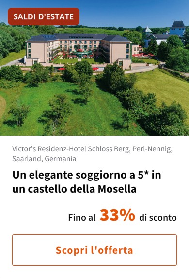 Un elegante soggiorno a 5* in un castello della Mosella