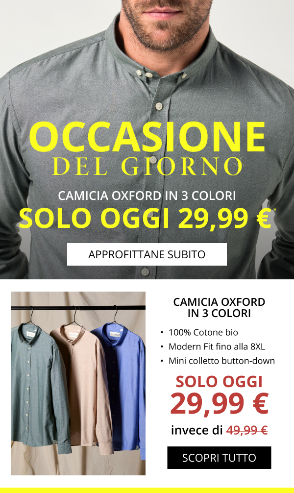Occasione del giorno - valido su articoli selezionati.