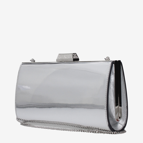 Jimmy Choo Clutches Women Leather Silver