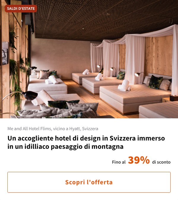 Un accogliente hotel di design in Svizzera immerso in un idilliaco paesaggio di montagna
