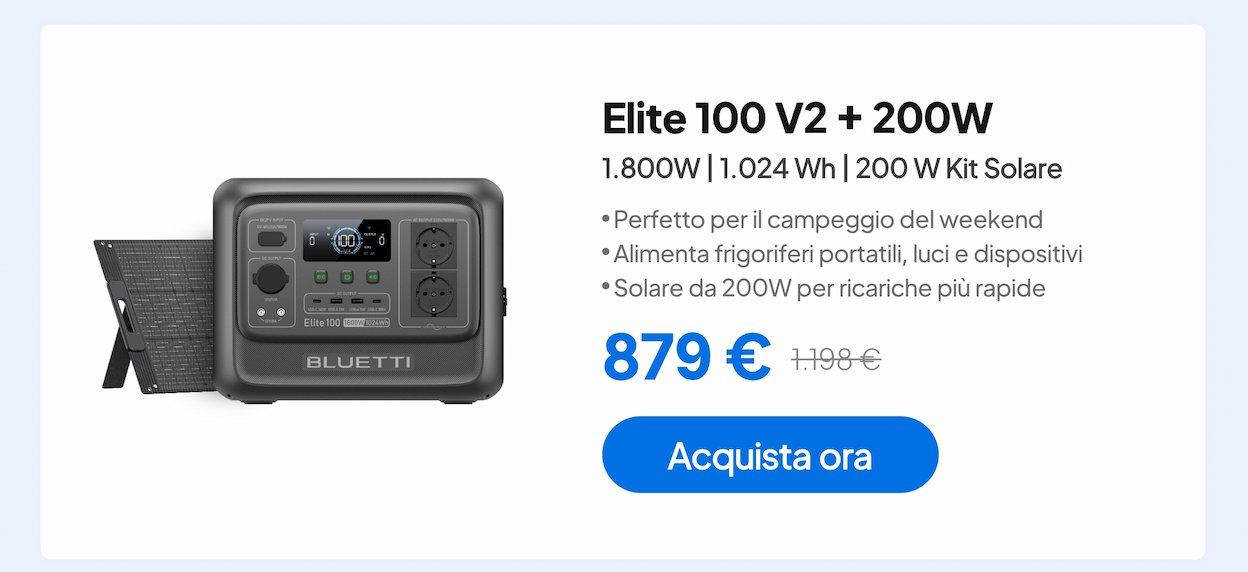BLUETTI Elite 100 V2+200W