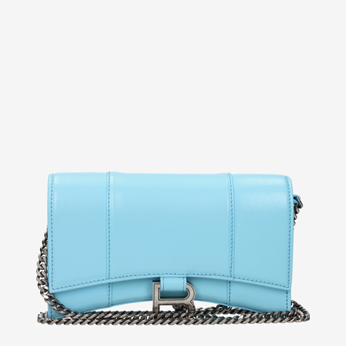 Balenciaga Clutches Women Leather Heavenly/Sky
