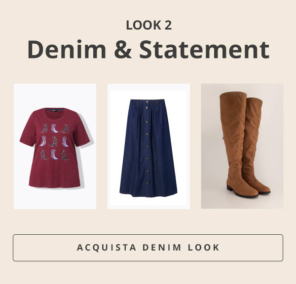 Acquista denim look