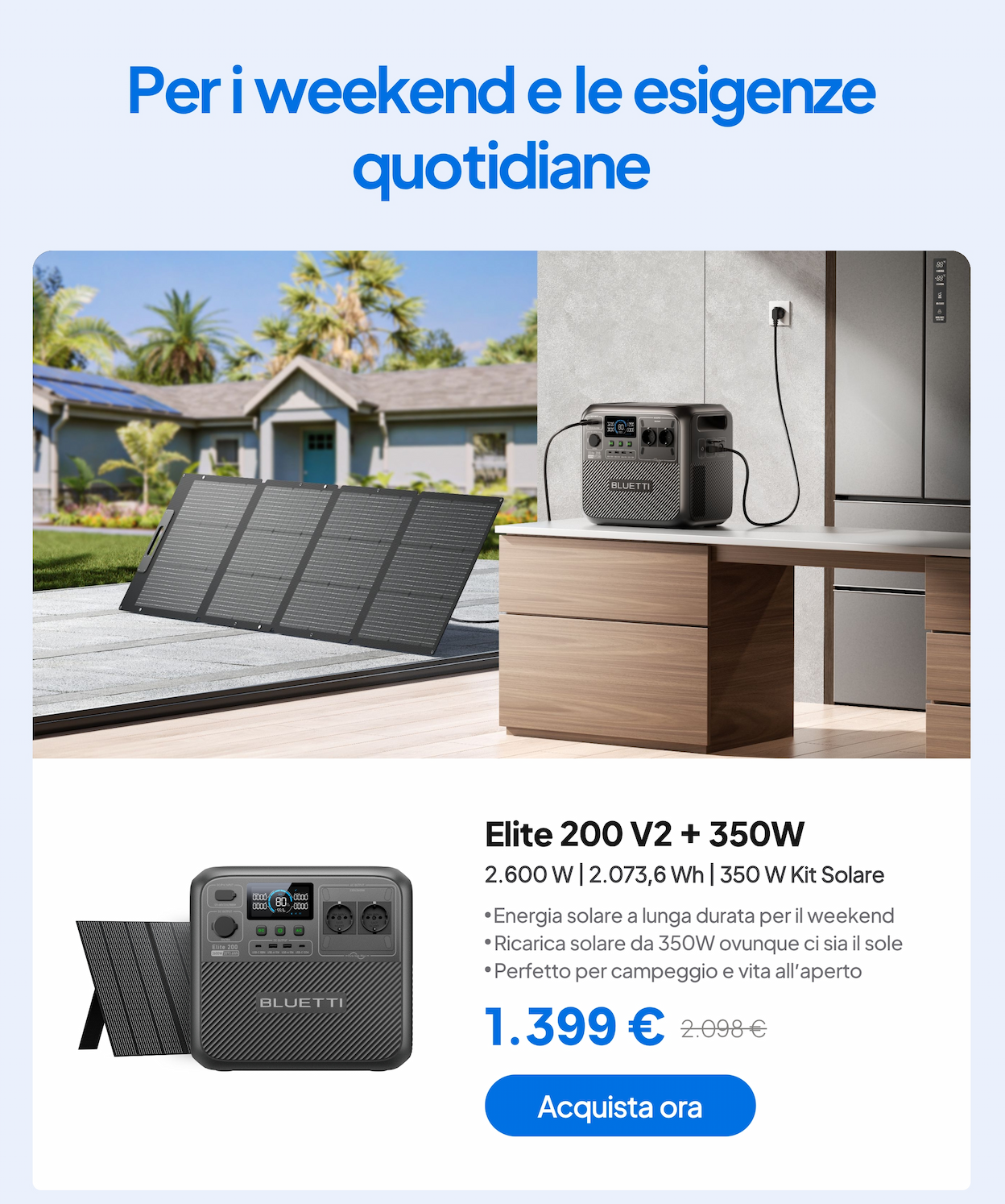 BLUETTI Elite 200+350W