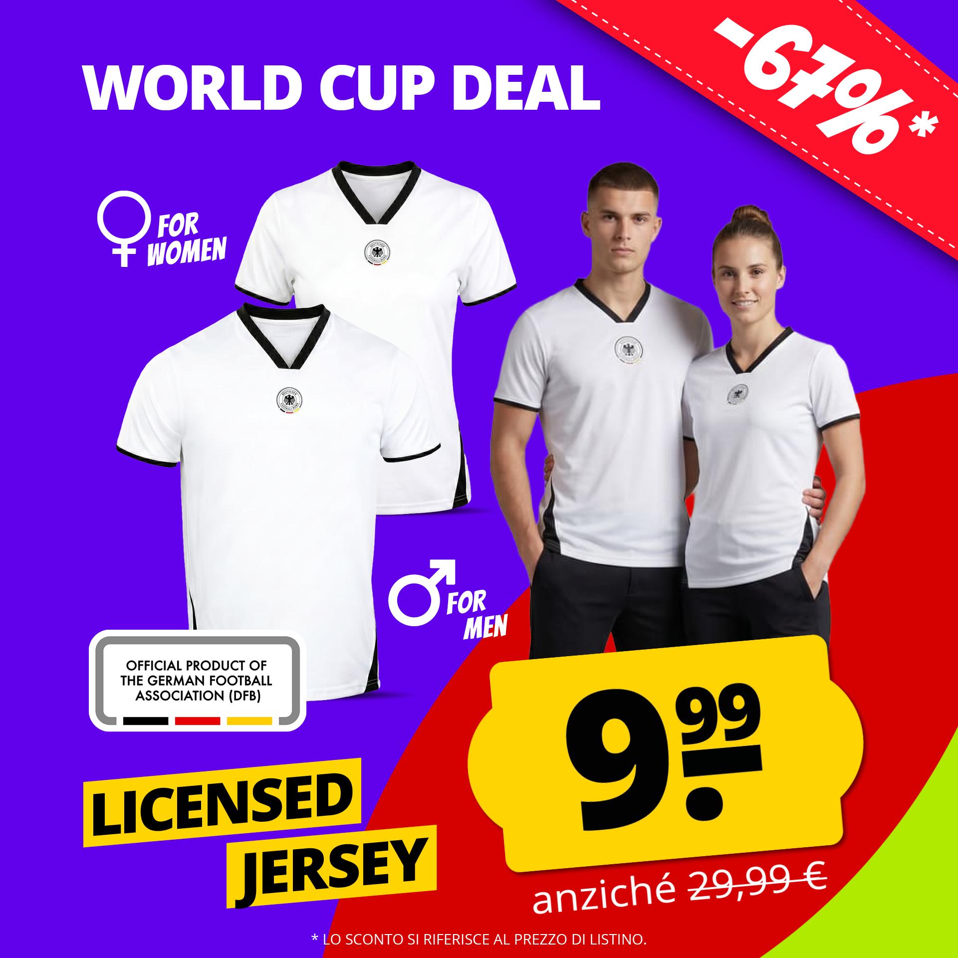 dfb germania uomo lizenz maglia