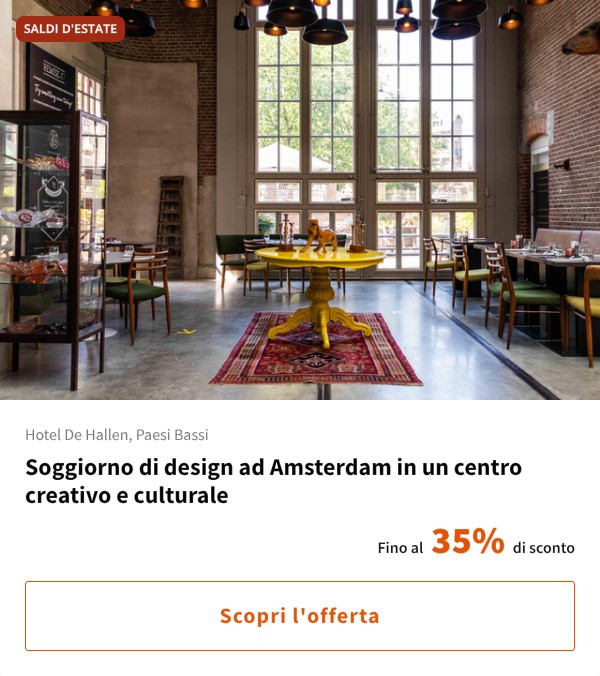 Soggiorno di design ad Amsterdam in un centro creativo e culturale