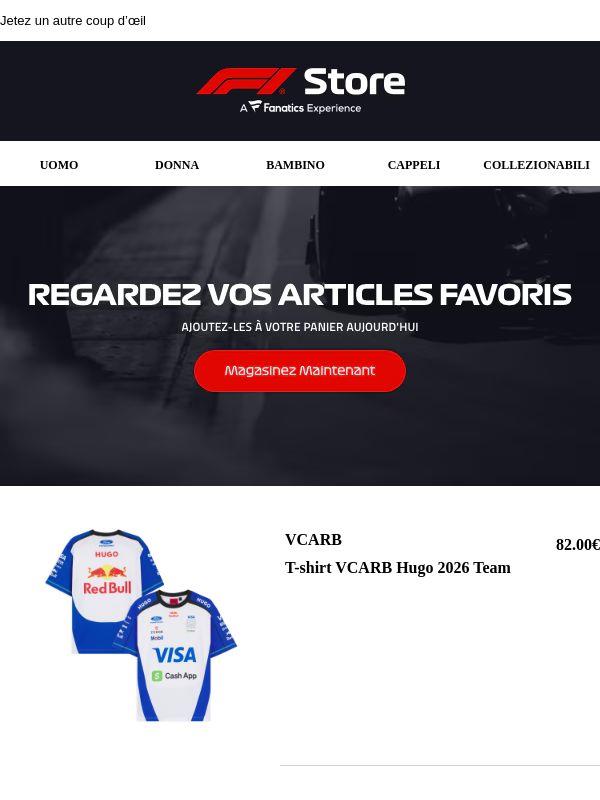 Tous vos articles favoris sont ici
