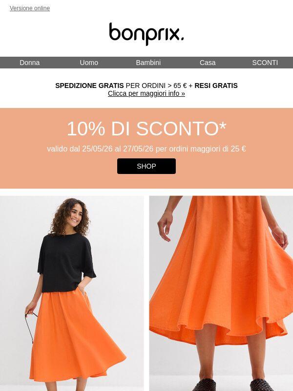 Affrettati: solo per oggi ancora risparmi il 10%!