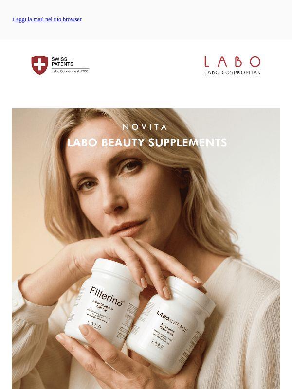 🆕 Nuovi integratori Labo Beauty Supplements: fino al -30% per il lancio