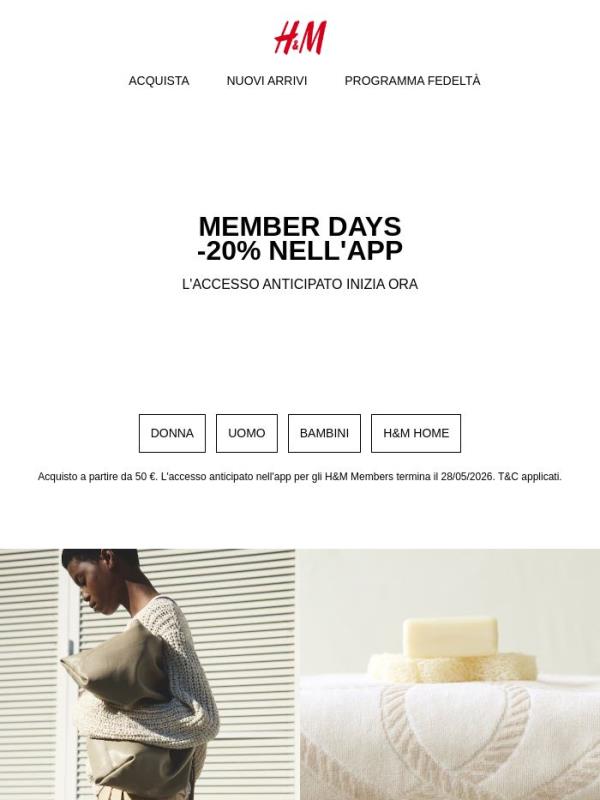 Ora: -20% nell'APP​