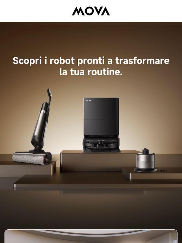 PRESENTAZIONE: Sono appena arrivati gli assistenti robotici per interni ed esterni!