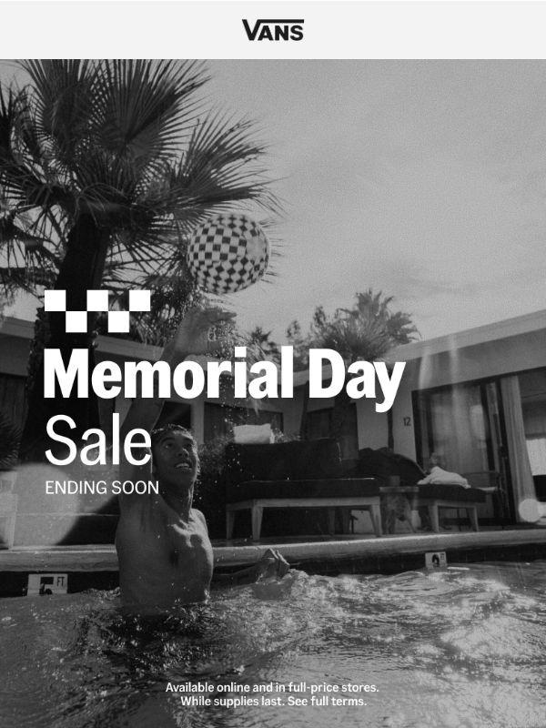 ENDING SOON: Memorial Day Sale