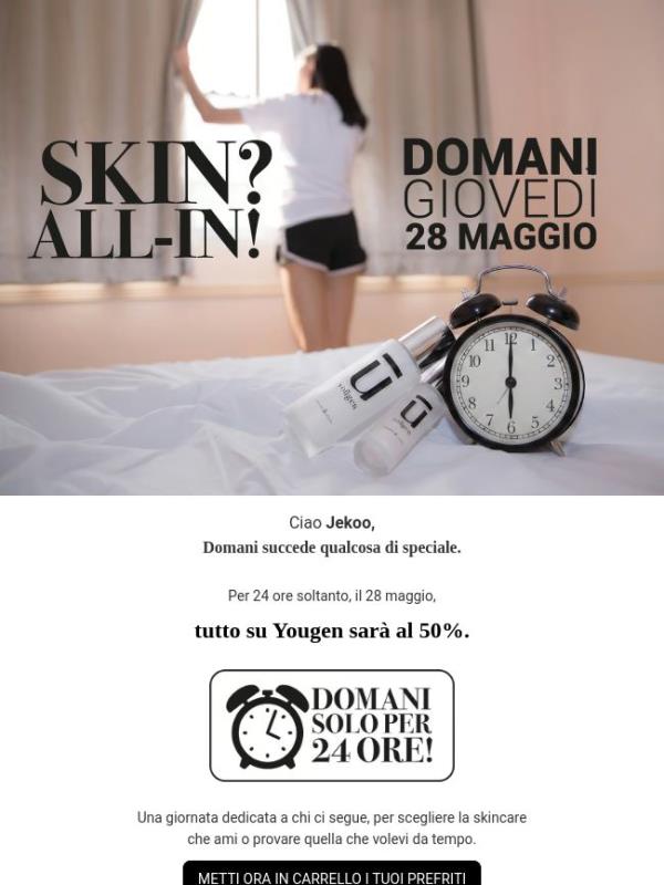 Domani 24 ore da non perdere su Yougen