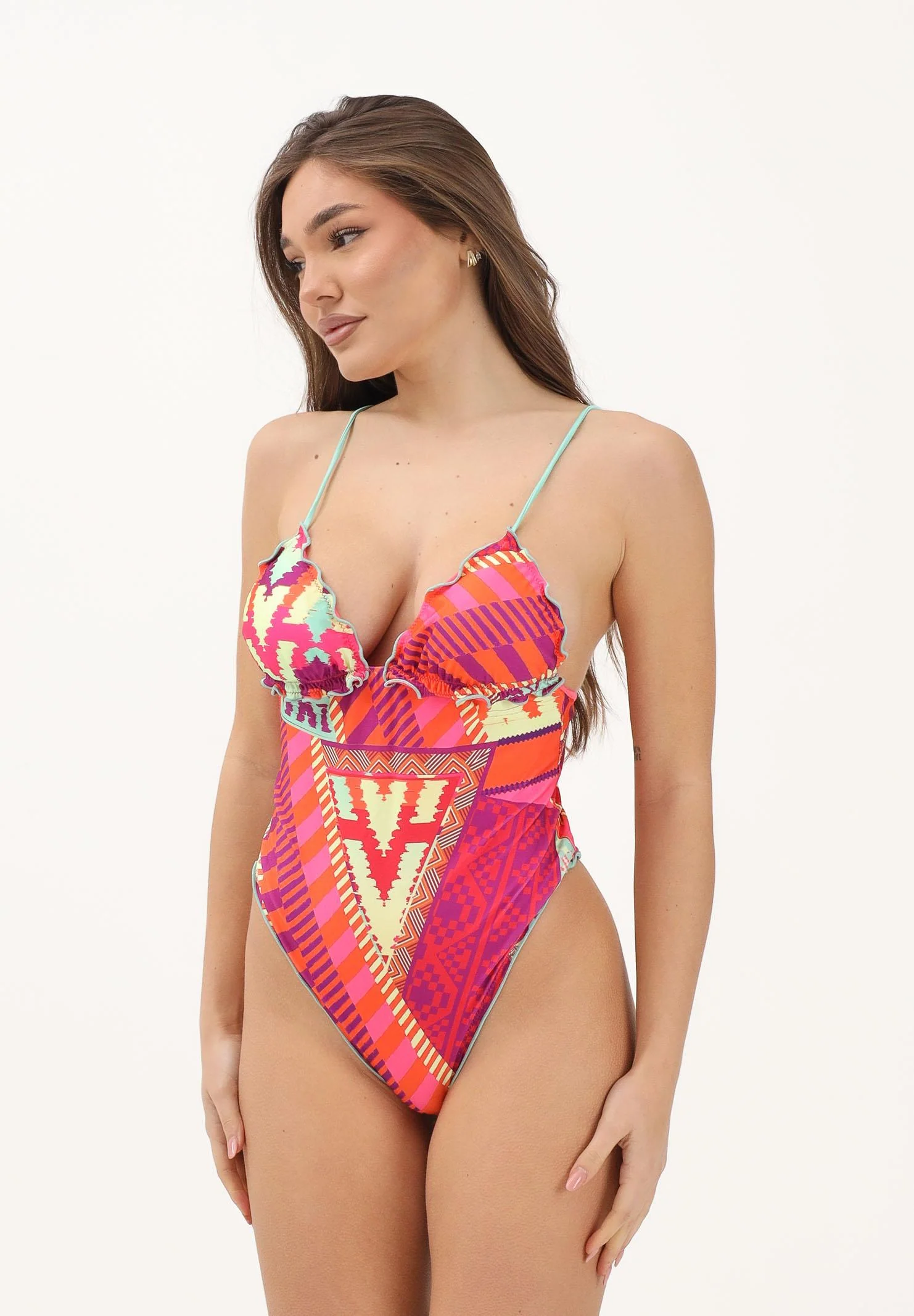 Image of F**K Costume intero multicolore da donna