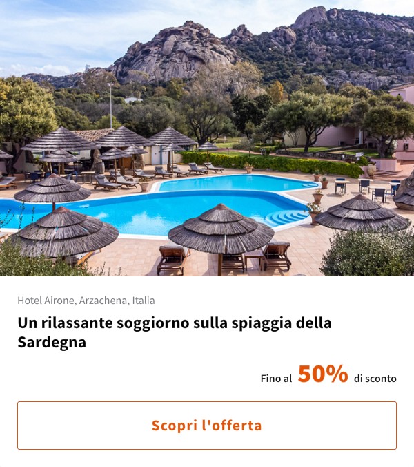 Un rilassante soggiorno sulla spiaggia della Sardegna