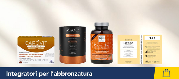Integratori per sole e abbronzatura