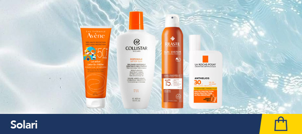 Creme, spray e prodotti solari