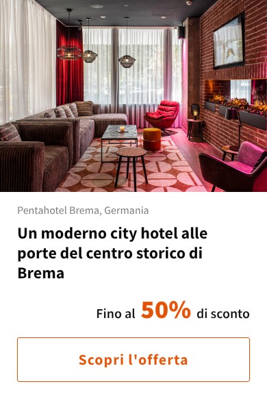 Un moderno city hotel alle porte del centro storico di Brema