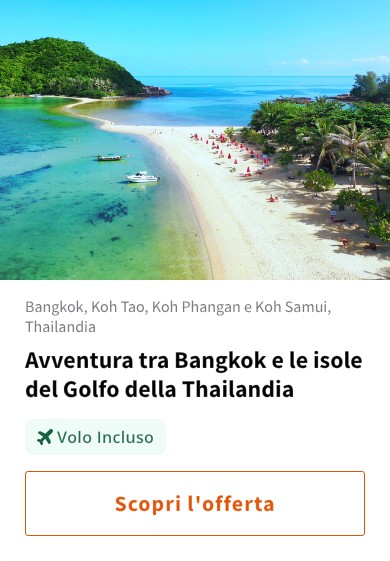 Avventura tra Bangkok e le isole del Golfo della Thailandia