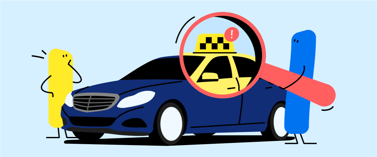 Taxi makeover illustration