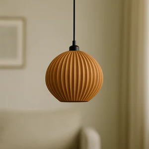Lampada a sospensione "Idali", rosone beige/nero/cavo nero Lampada a sospensione "Idali", rosone beige/nero/cavo nero