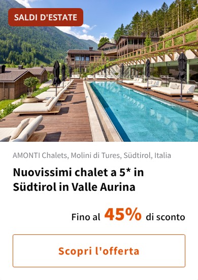 Nuovissimi chalet a 5* in Südtirol in Valle Aurina