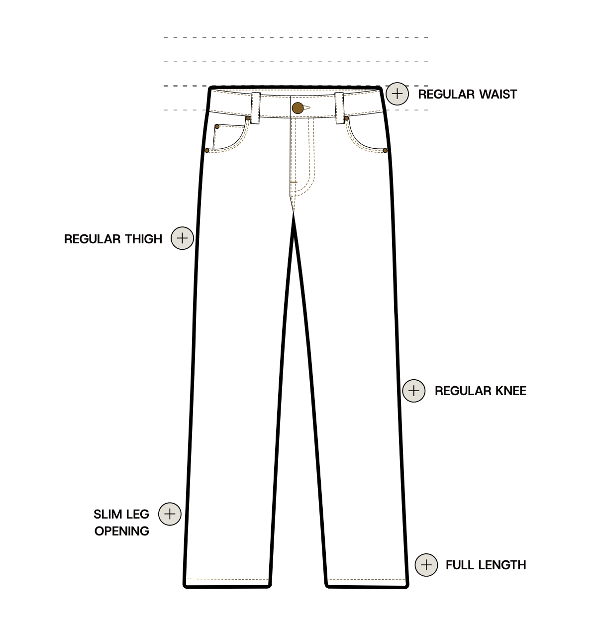 Regular Tapered Fit