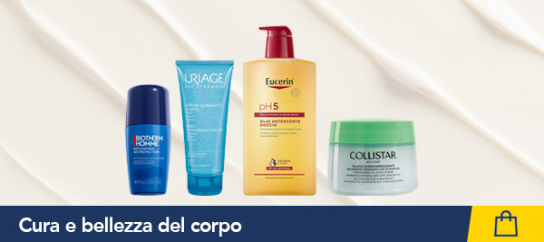 Prodotti per cura e bellezza del corpo