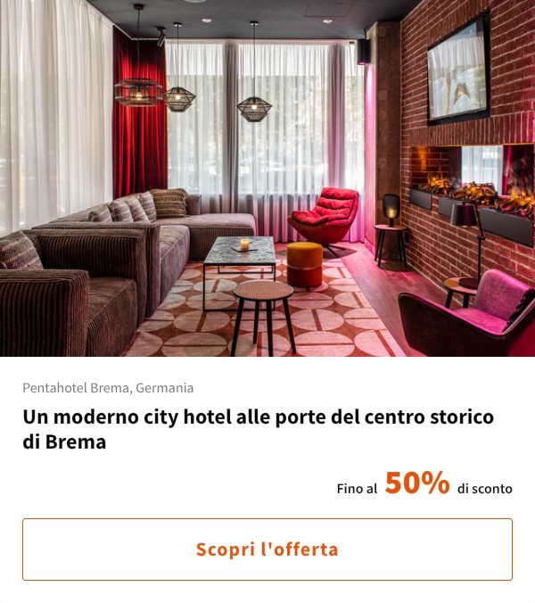 Un moderno city hotel alle porte del centro storico di Brema