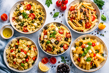 Pasta fredda: 5 formati di pasta perfetti