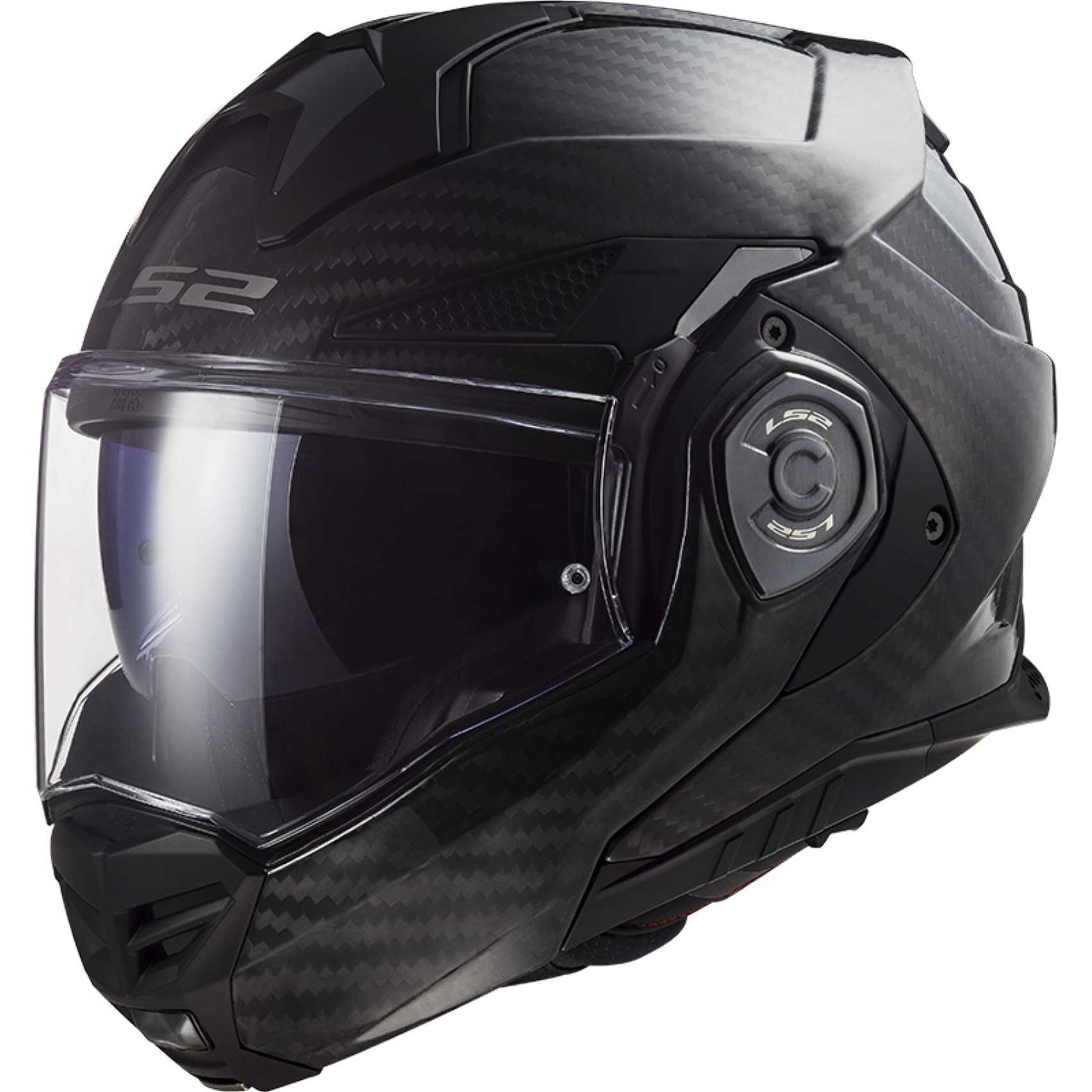 LS2 FF901 Advant X Carbon Solid Nero Lucido