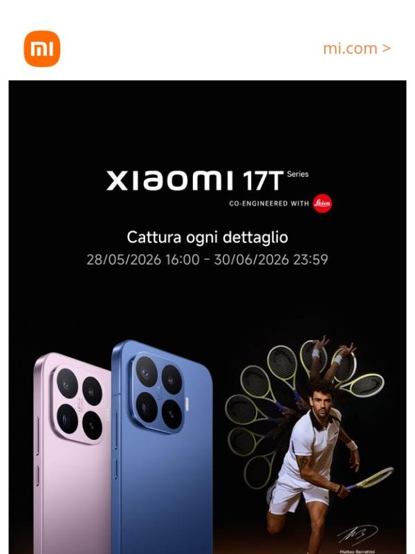 Xiaomi 17T Series è ora disponibile