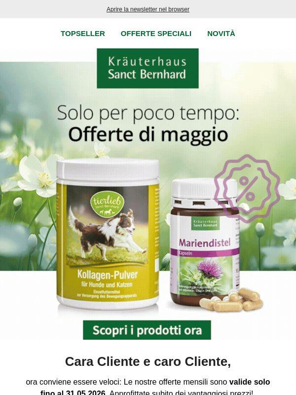 Non perdete l'occasione: Offerte di maggio ⏳