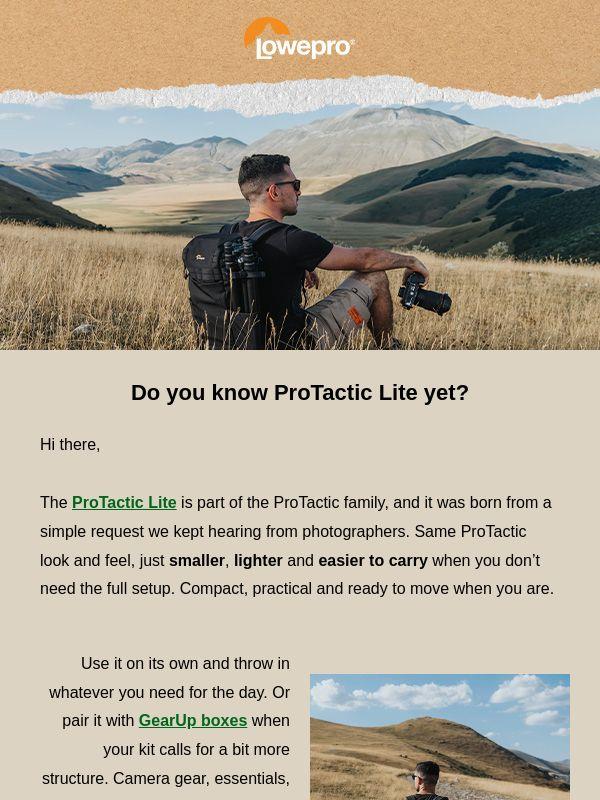 Do you know ProTactic Lite yet?