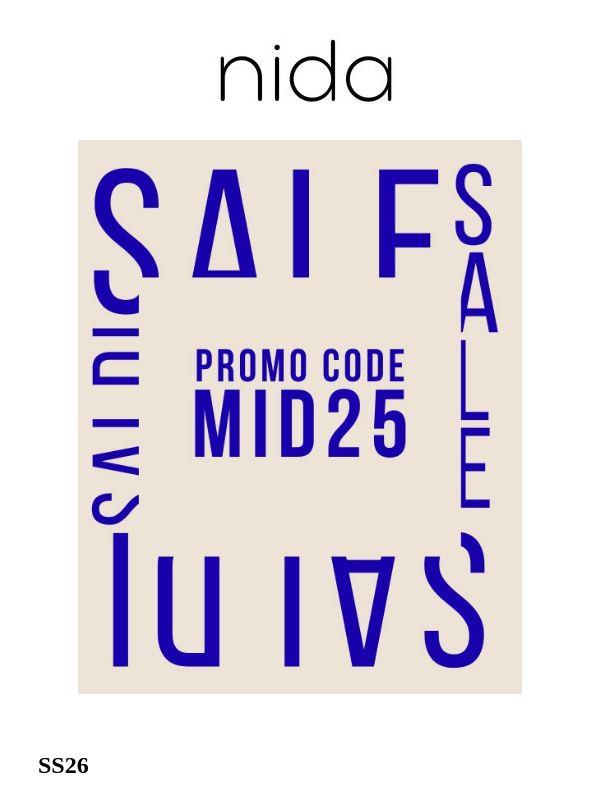 MID-SEASON SALE -25%