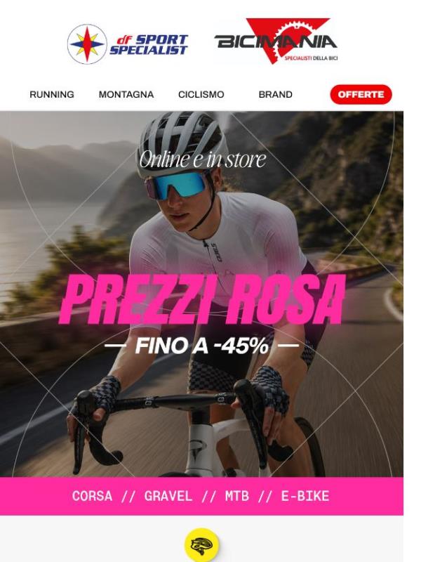 Prezzi Rosa 🚴 Fino a -45%