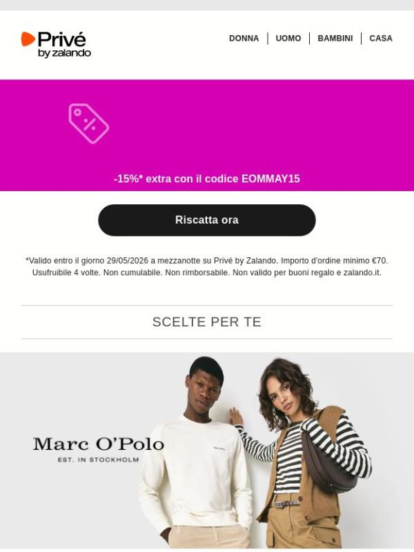 Corri, Marc O'Polo & Vans sono online