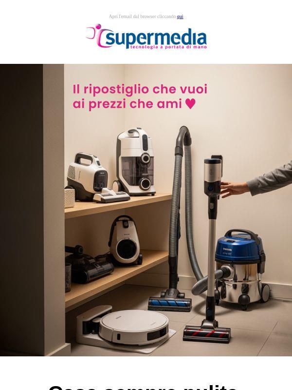 🧹 Robot e scope elettriche: la pulizia smart per la tua casa su Supermedia