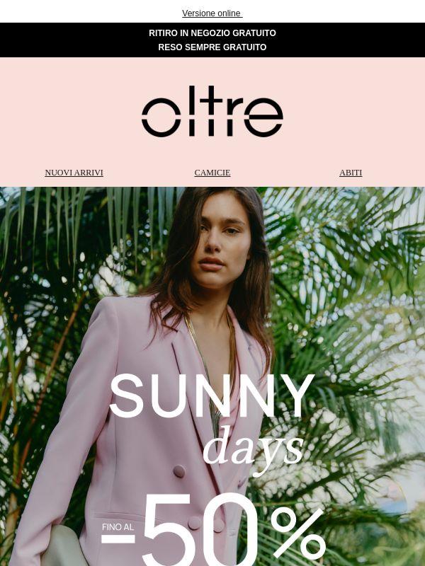 CONTINUANO I SUNNY DAYS | Fino al -50% ☀️