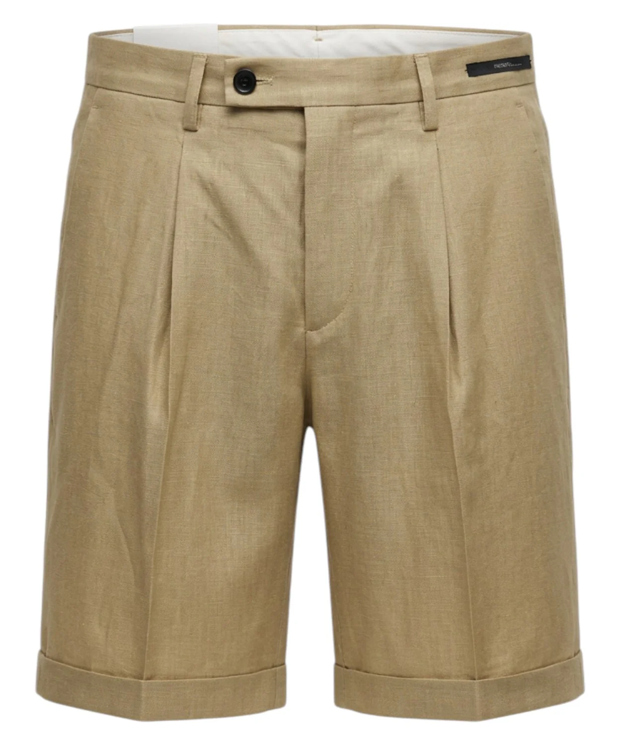 Image of Bermuda uomo Harry in 100% lino pinces