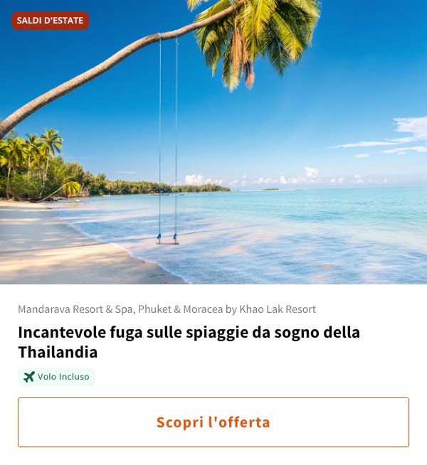 Incantevole fuga sulle spiaggie da sogno della Thailandia