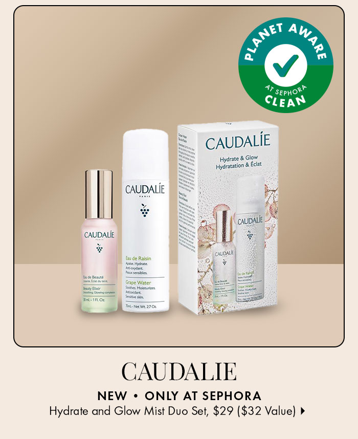 Caudalie Hydrate and Glow Mist Duo Set