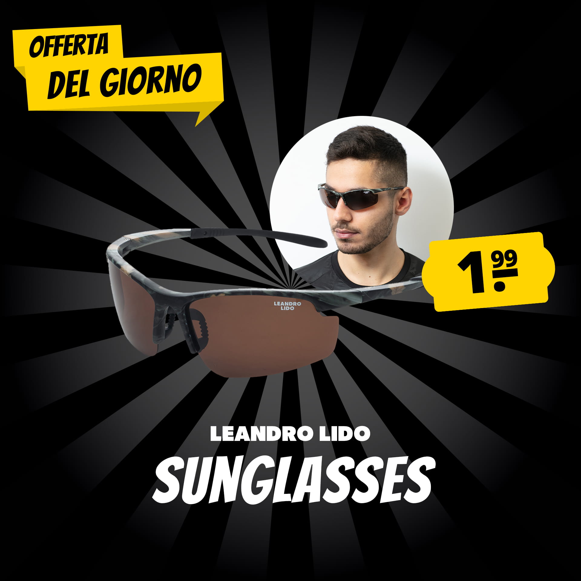 leandro lido power occhiali da sole sportivi
