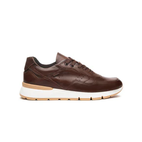 NeroGiardini Sneakers Bassa Uomo in Pelle Marrone